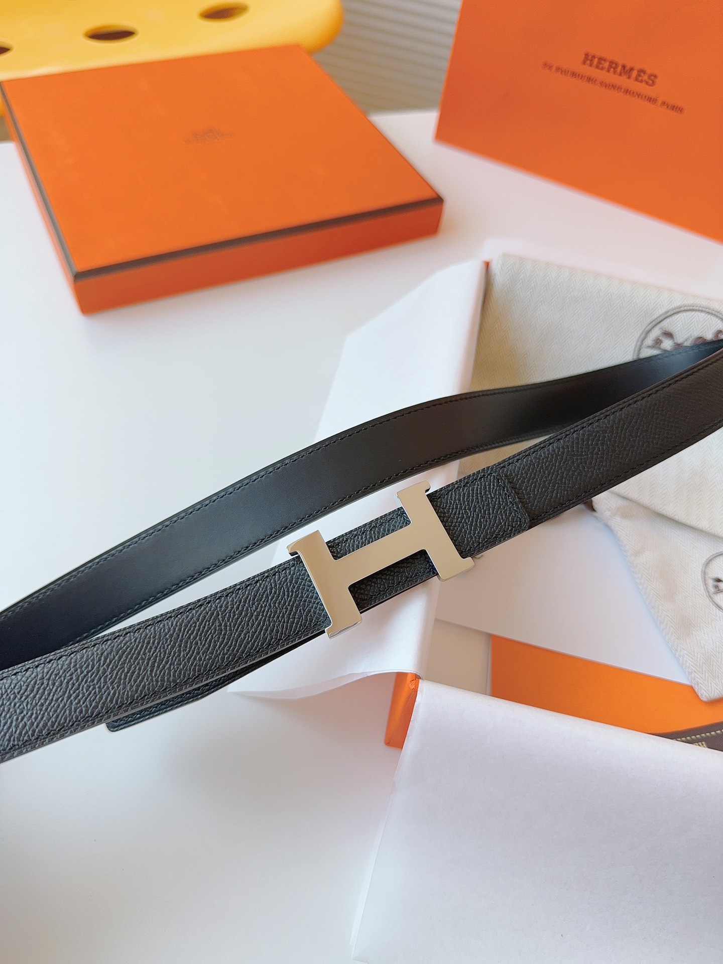Hermès Female Basic Belt Cow Leather S-m