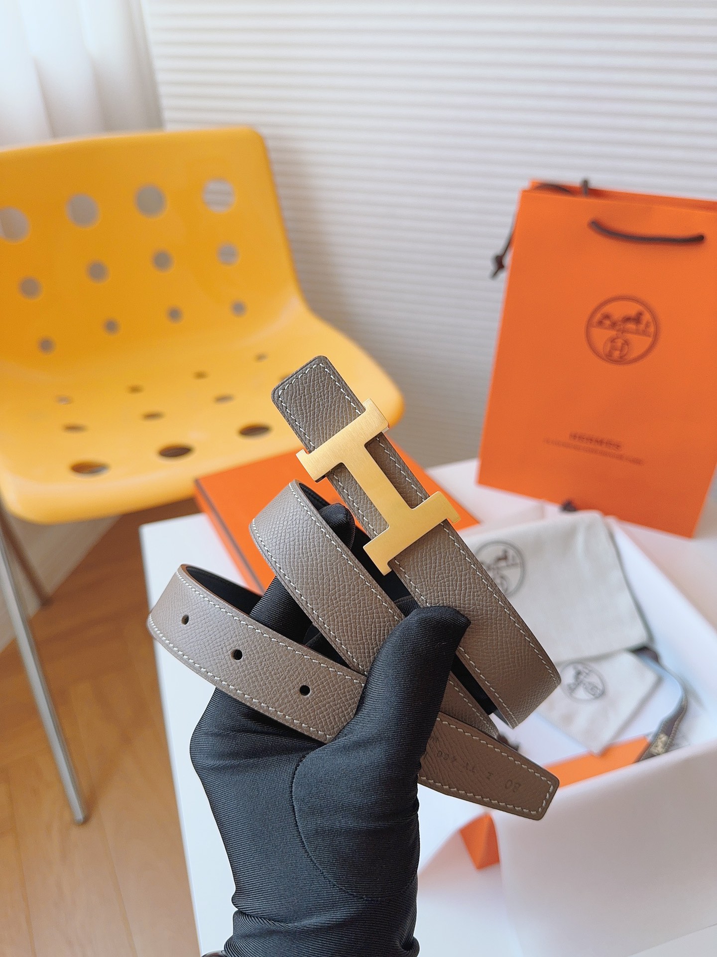 Hermès Female Basic Belt Cow Leather S-m