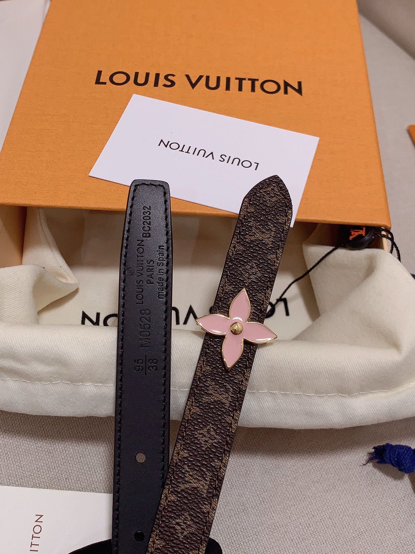 Louis Vuitton Female Leather Belt 5mm-s-m-l
