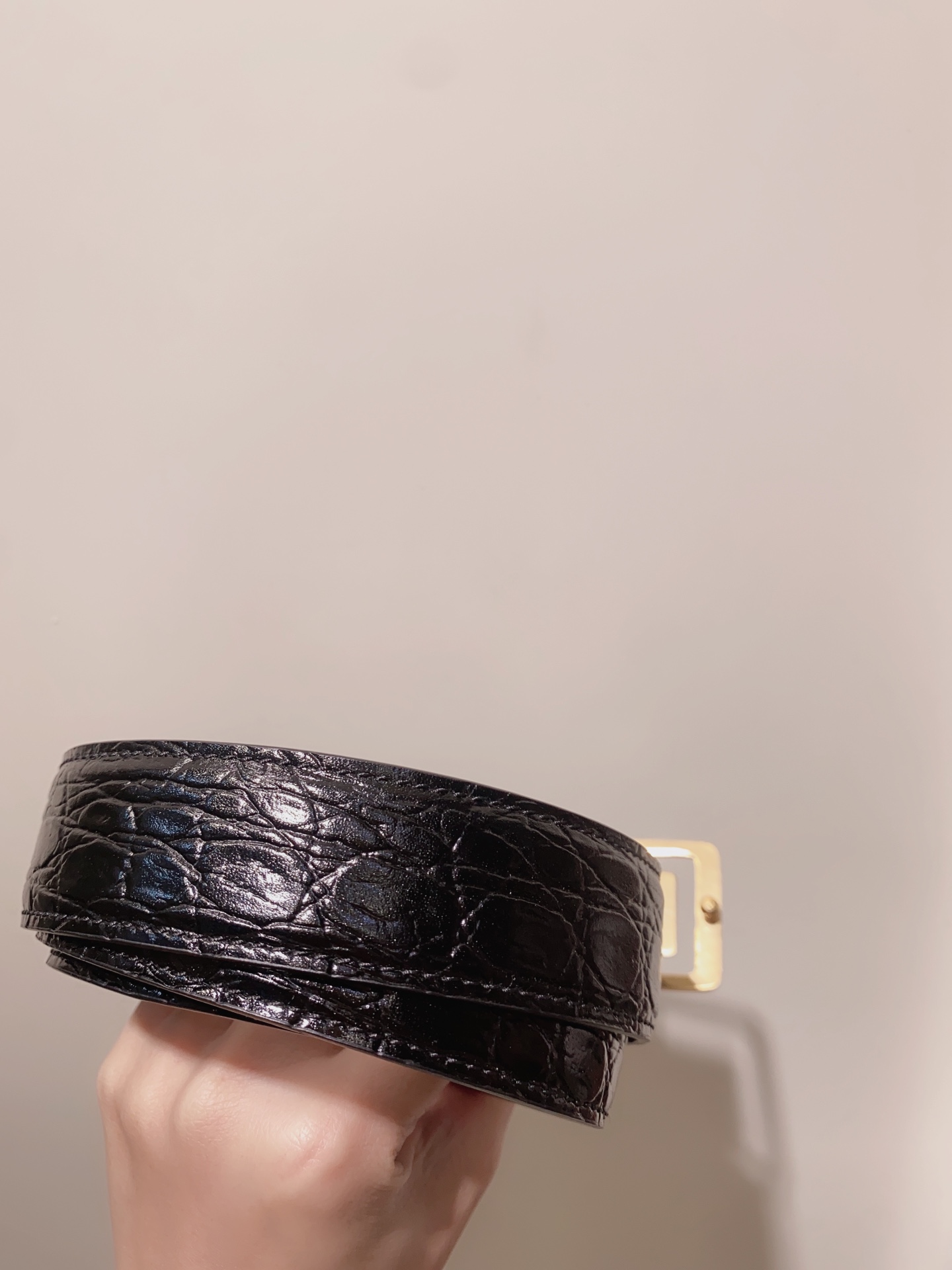 Female Basic Belt Cow Leather S-m-l