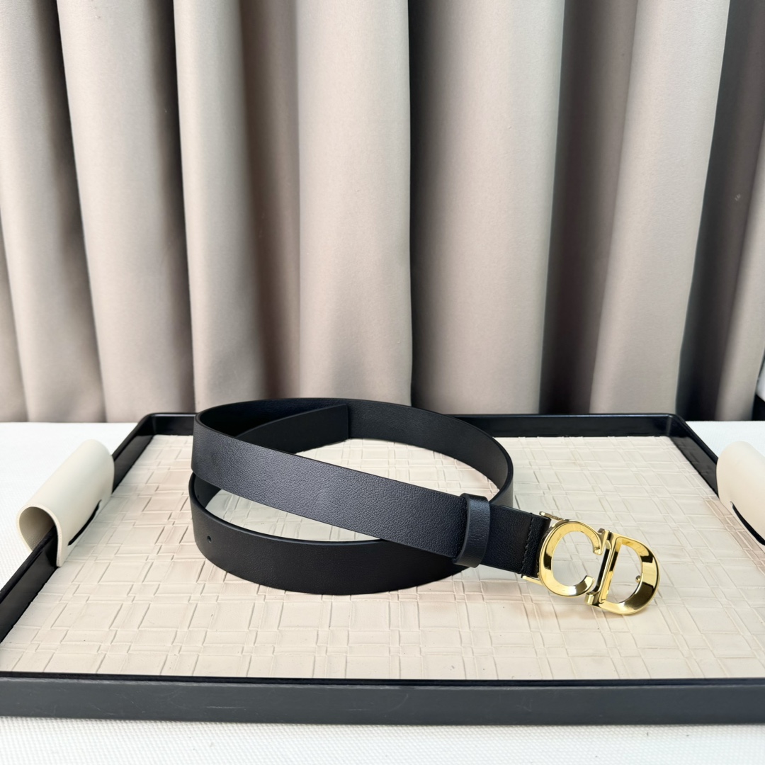 Dior Female Leather Belt Cow Leather M