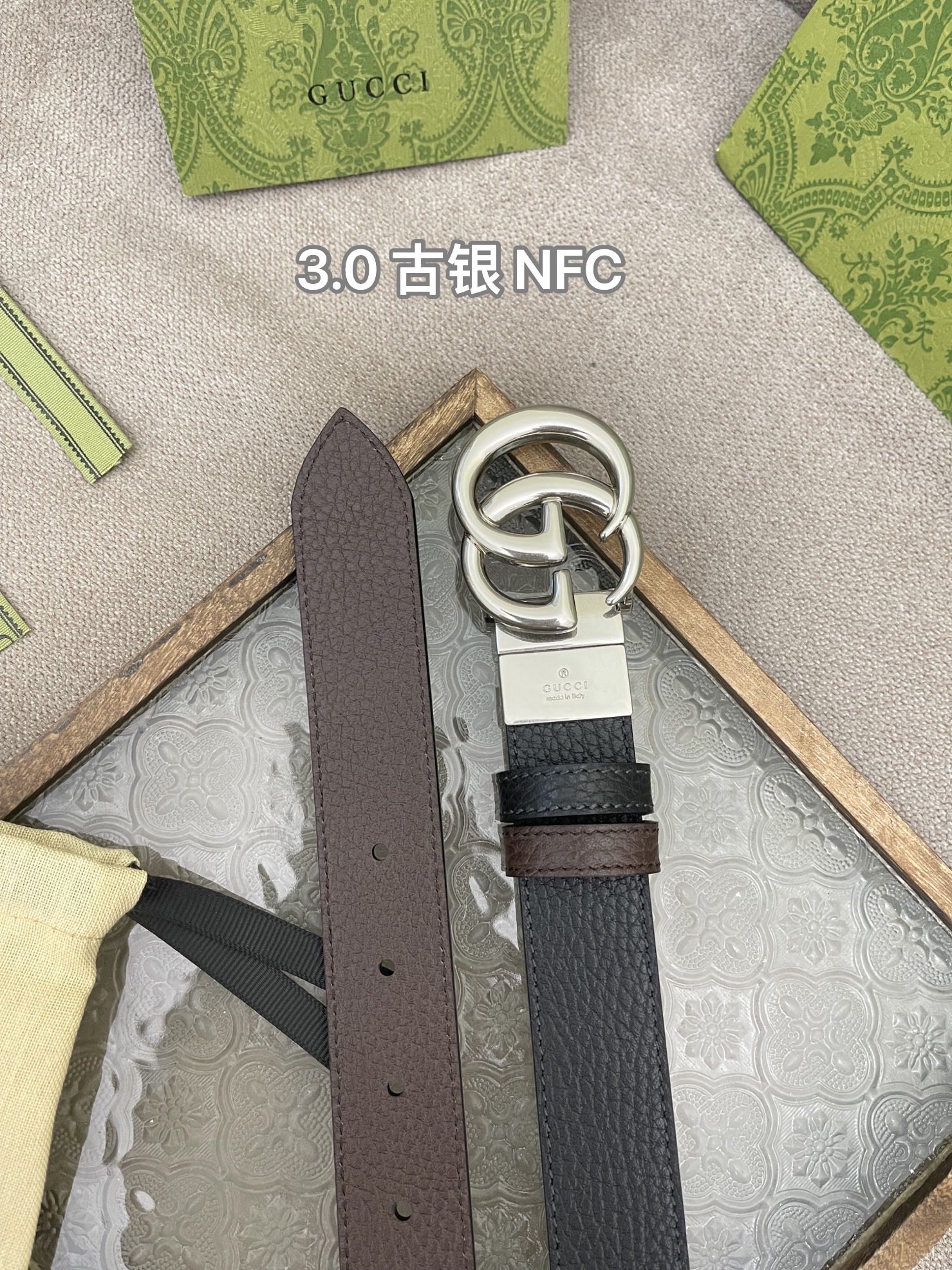 Gucci Female Leather Belt Cow Leather M