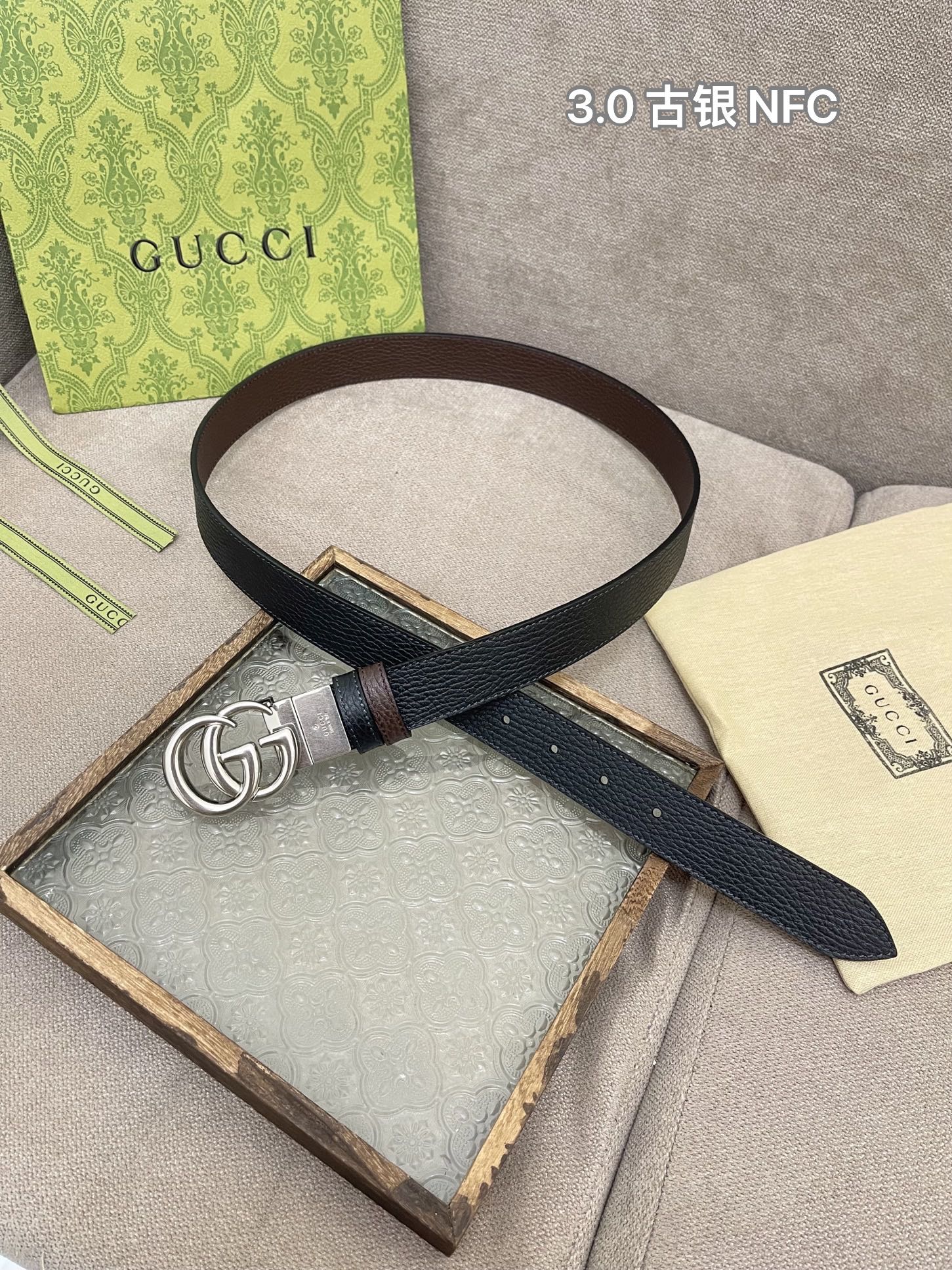 Gucci Female Leather Belt Cow Leather M