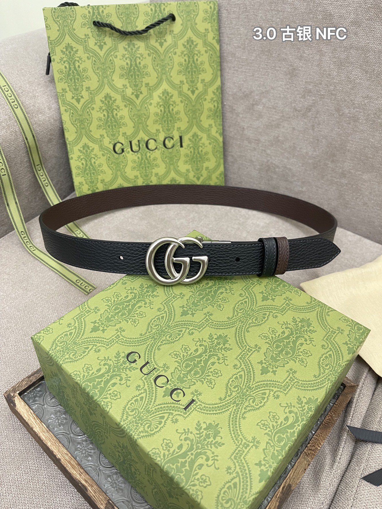 Gucci Female Leather Belt Cow Leather M