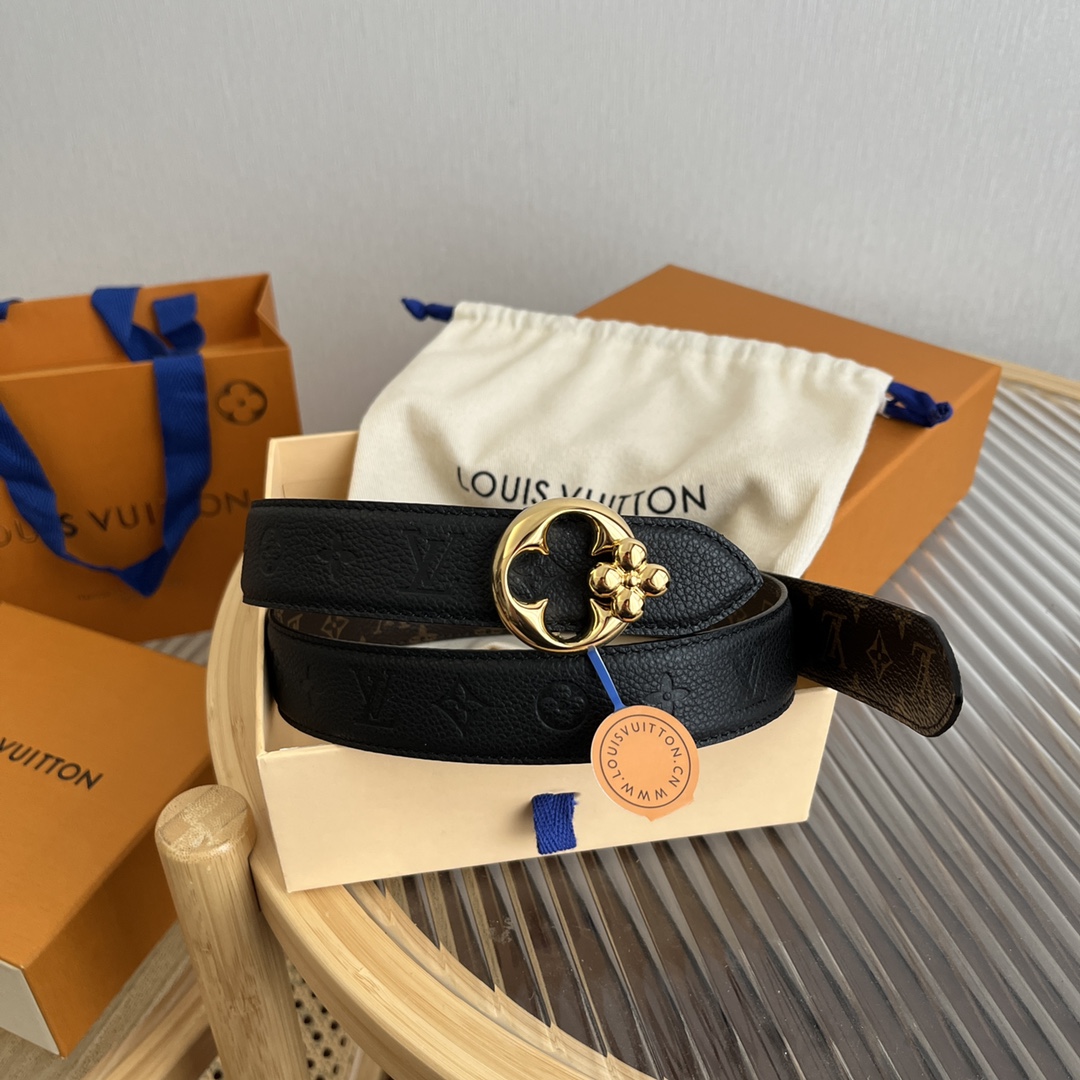 Louis Vuitton Female Basic Belt Canvas M-l