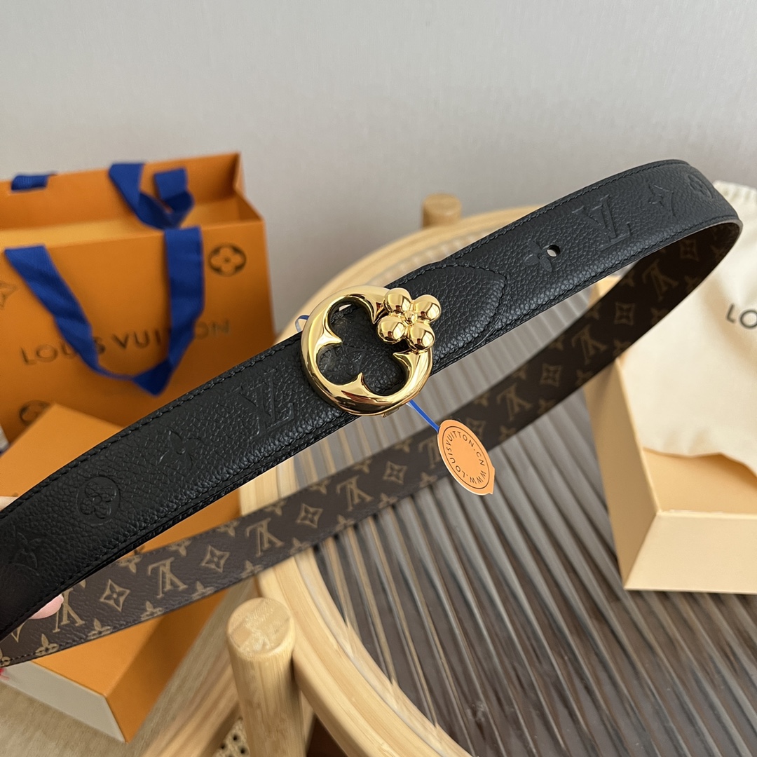 Louis Vuitton Female Basic Belt Canvas M-l