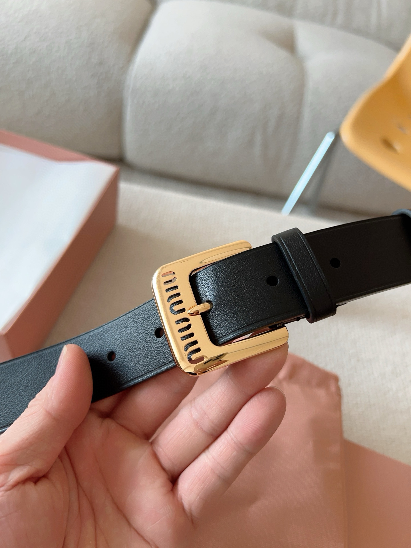 Miu Miu Female Basic Belt M