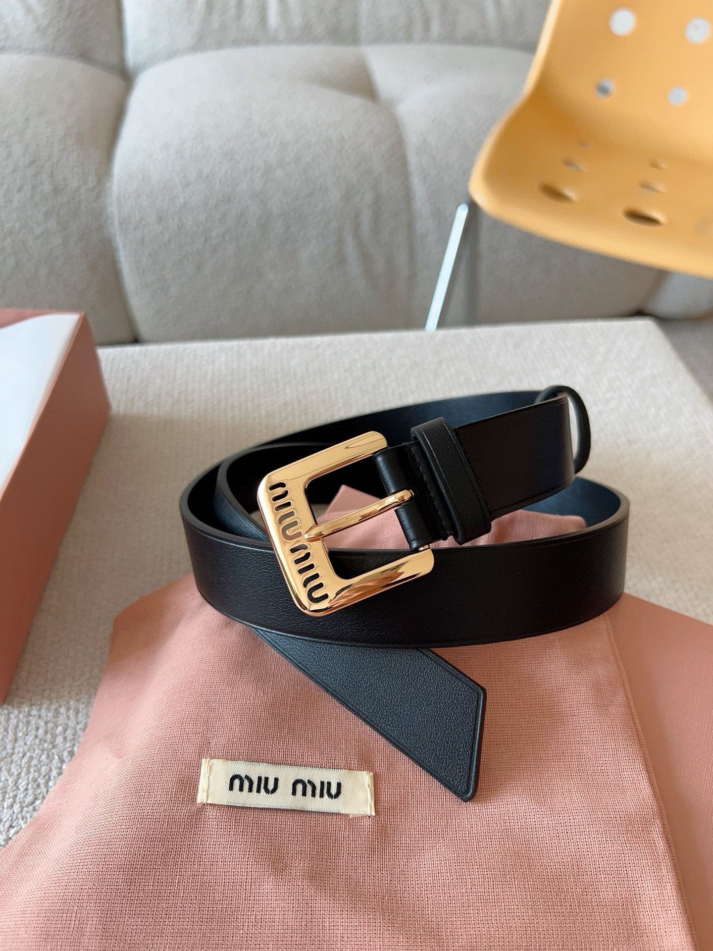 Miu Miu Female Basic Belt M
