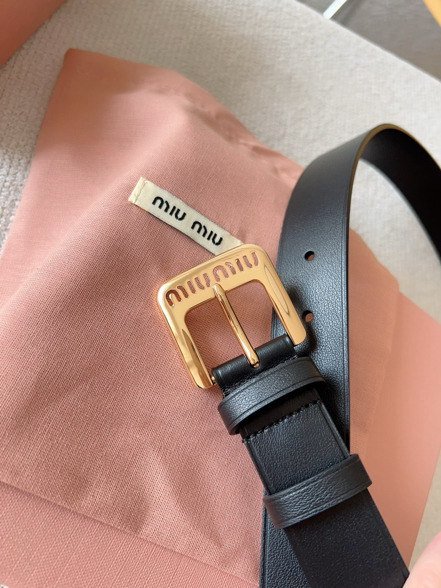Miu Miu Female Basic Belt M
