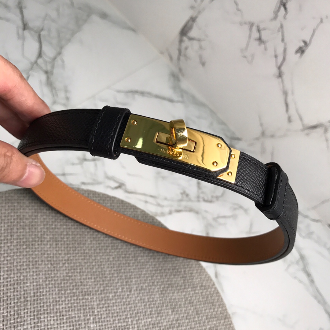 Hermès Female Leather Belt Cow Leather S-m