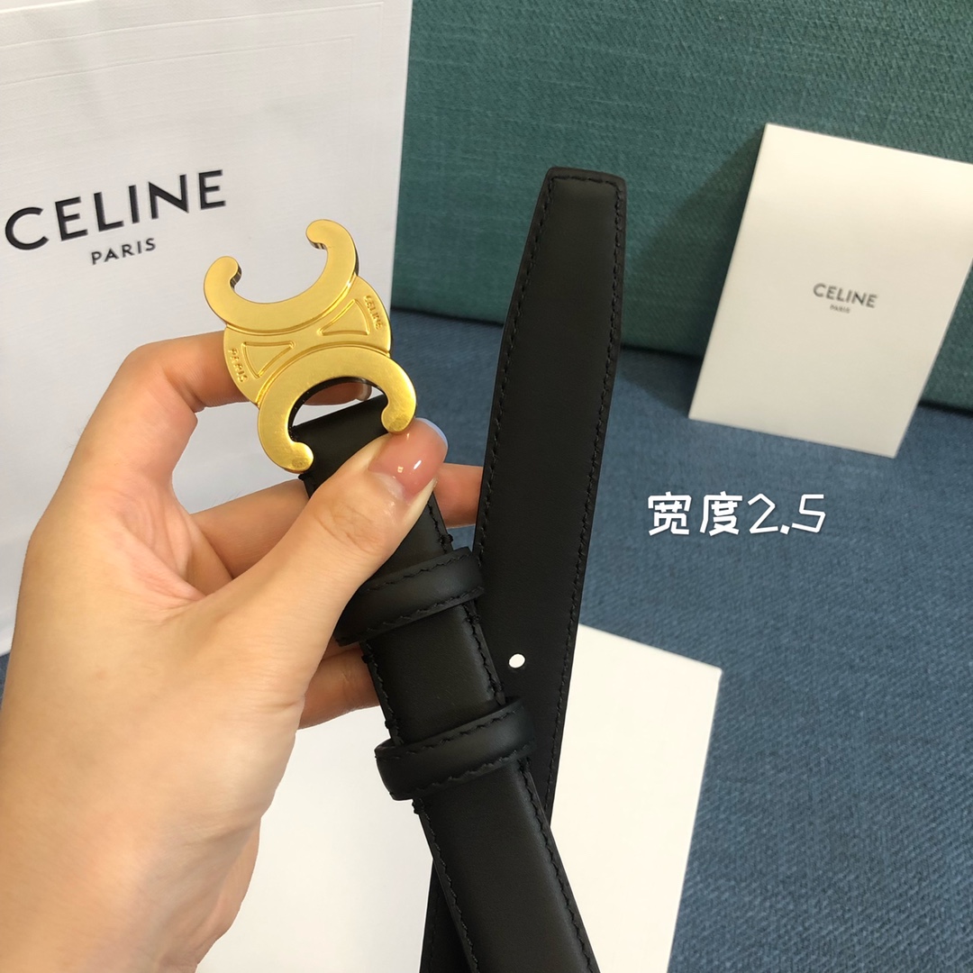 Female Leather Belt Cow Leather 5mm
