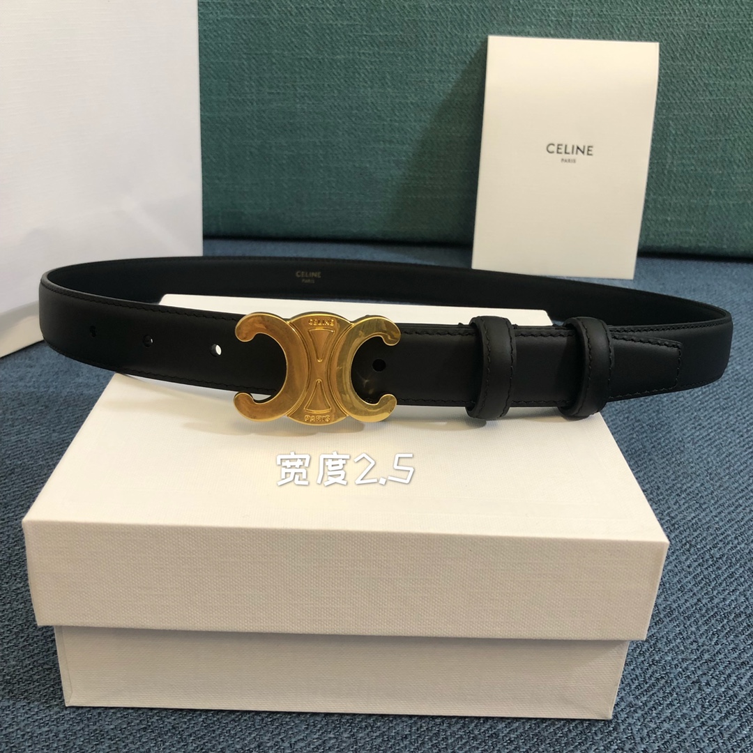 Female Leather Belt Cow Leather 5mm