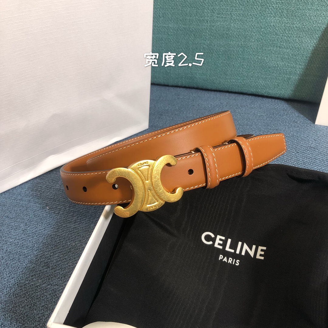 Female Leather Belt Cow Leather 5mm