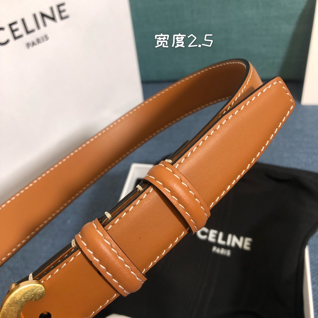 Female Leather Belt Cow Leather 5mm