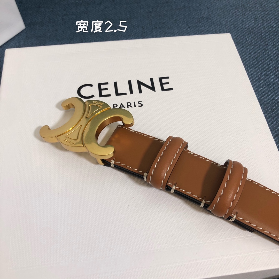 Female Leather Belt Cow Leather 5mm