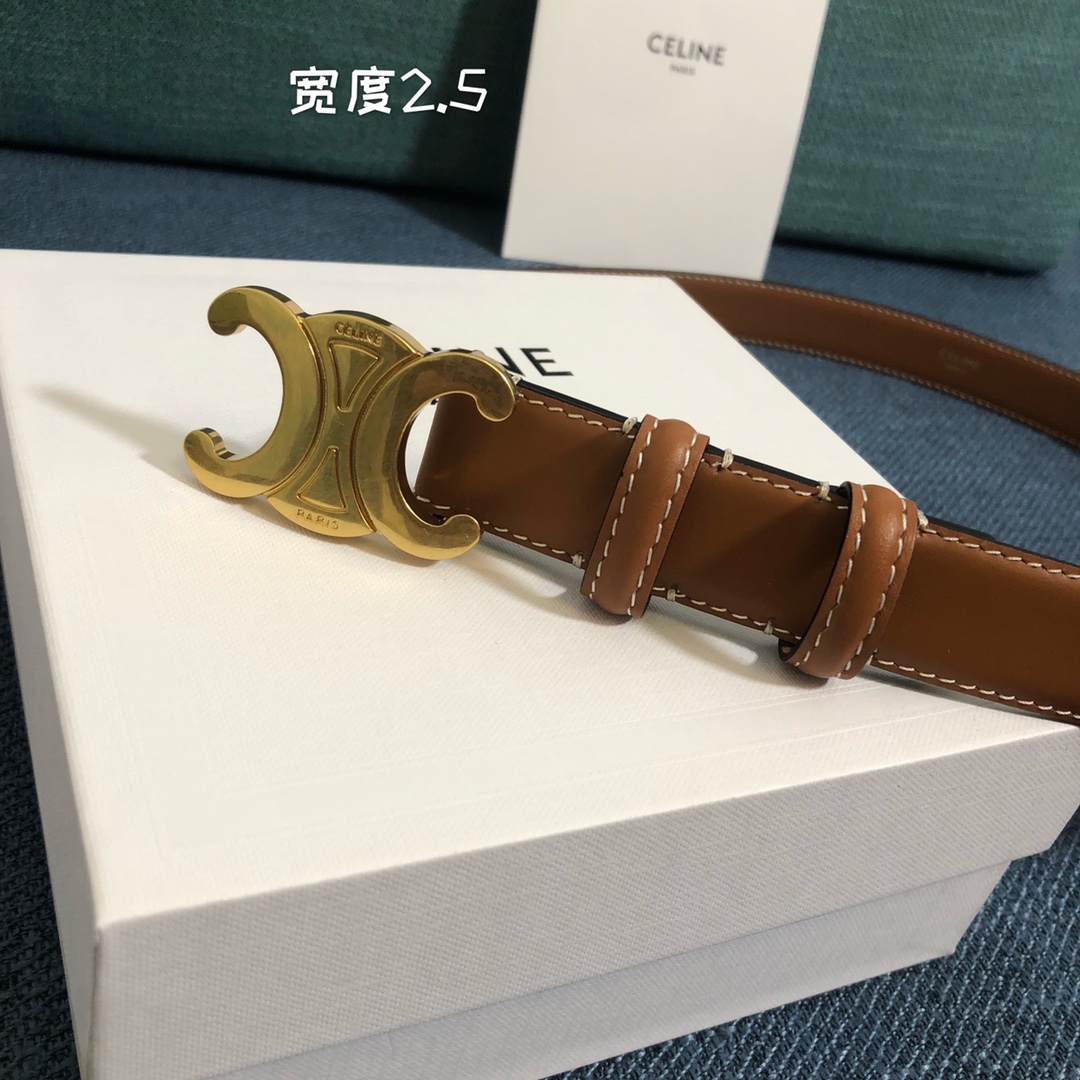 Female Leather Belt Cow Leather 5mm