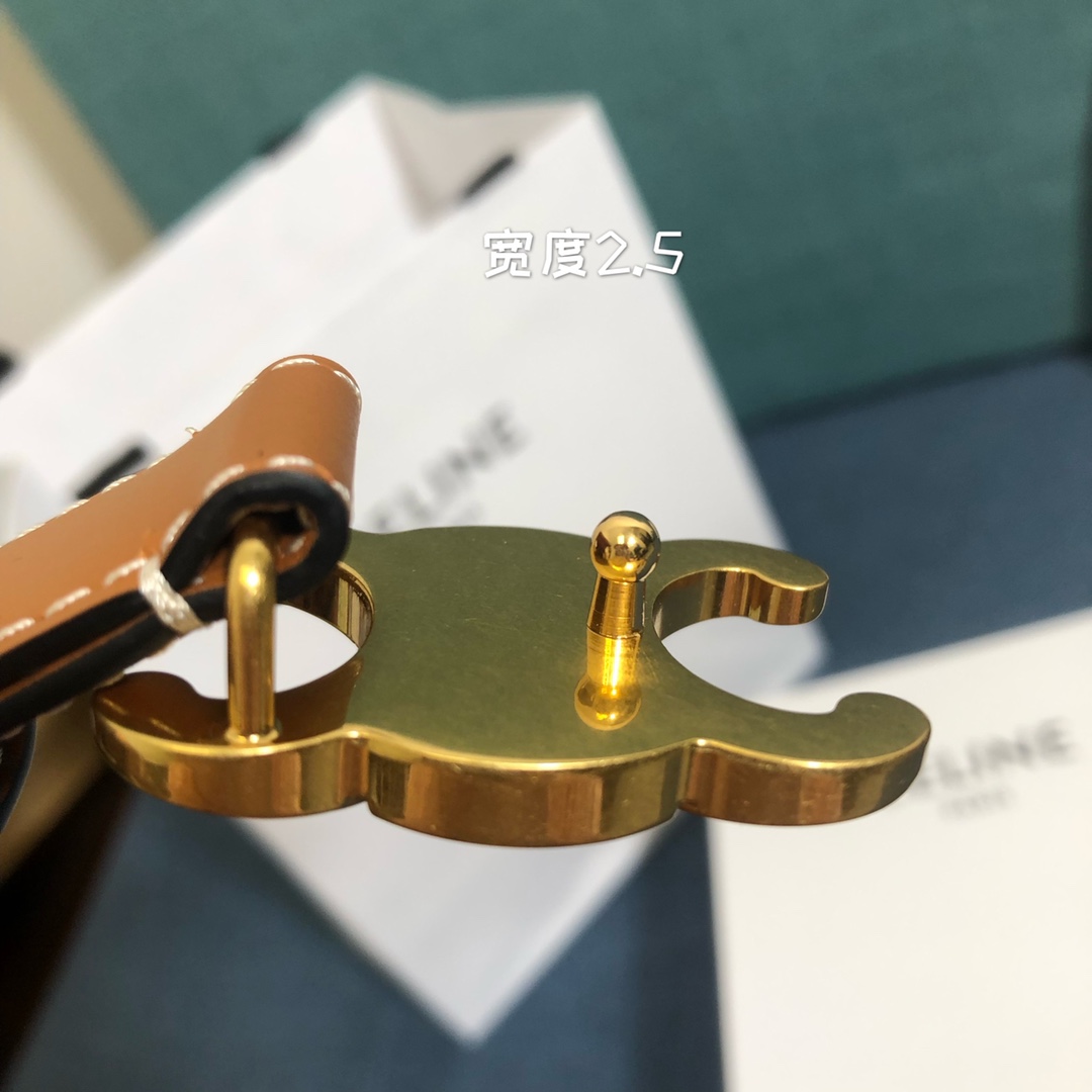 Female Leather Belt Cow Leather 5mm