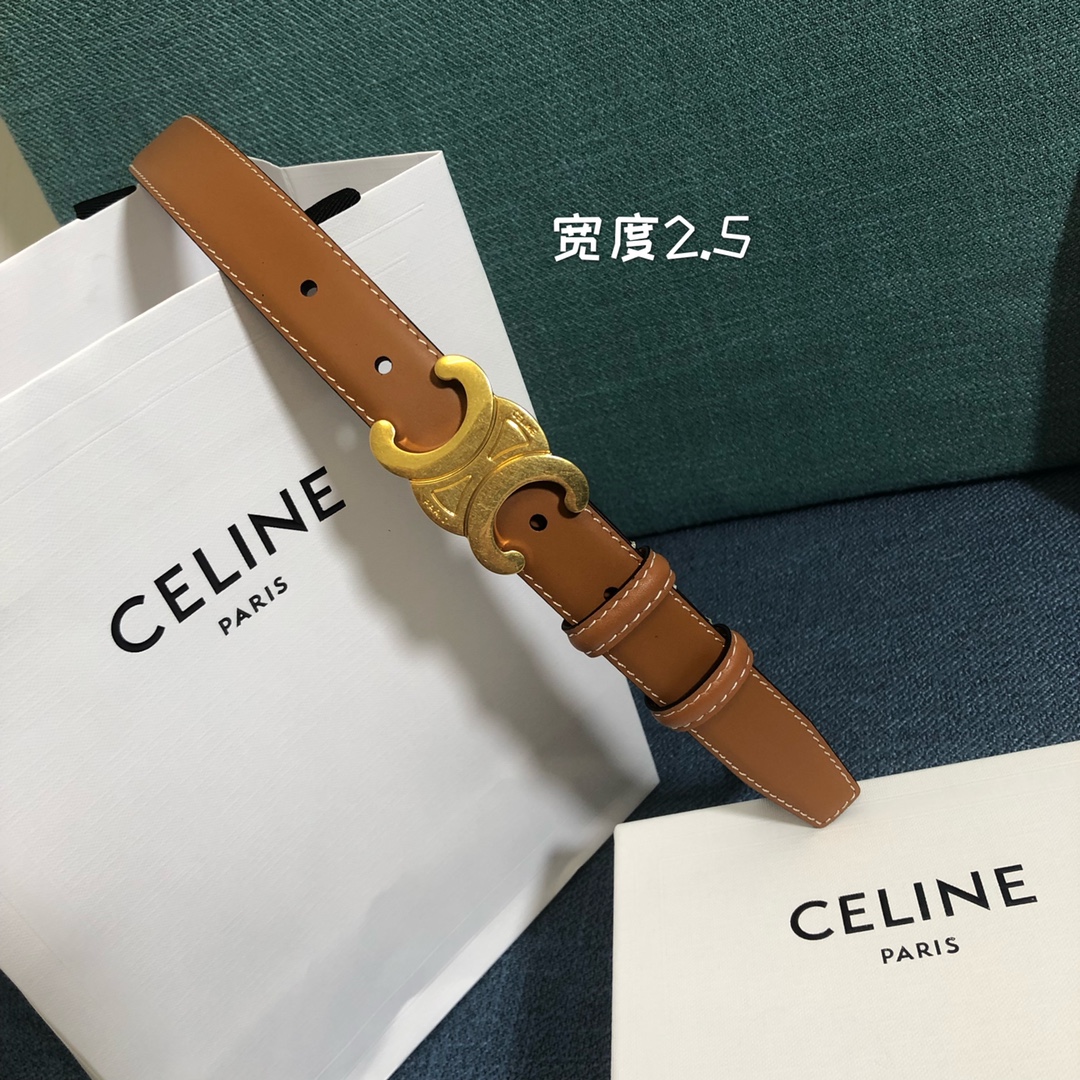 Female Leather Belt Cow Leather 5mm