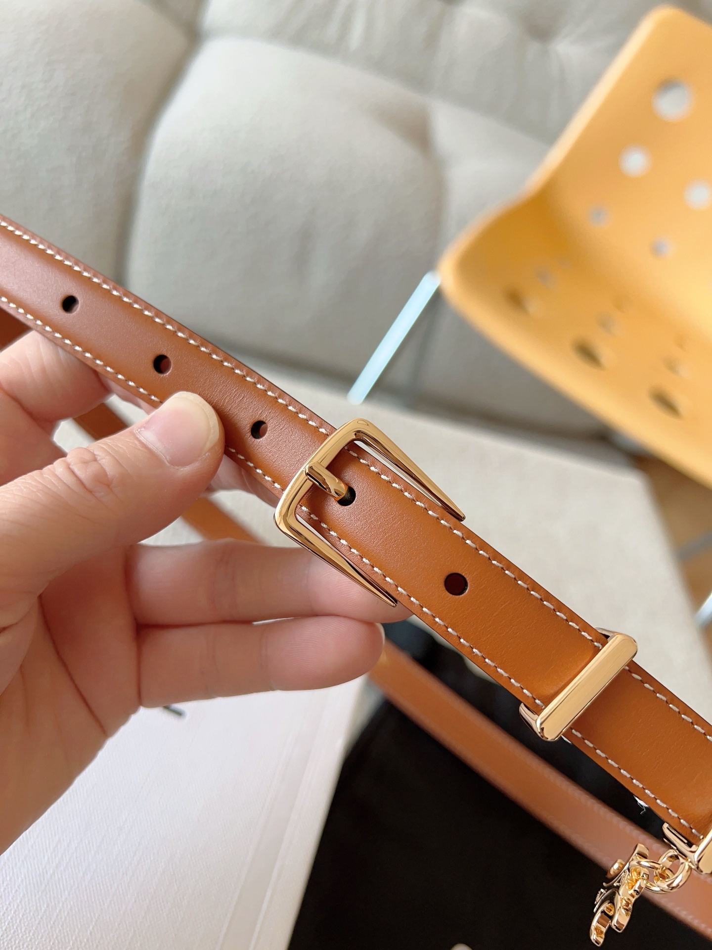 Celine Female Leather Belt 18mm-m-l
