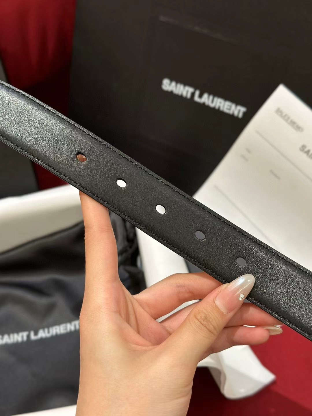 Female Pin Buckle Belt Cow Leather