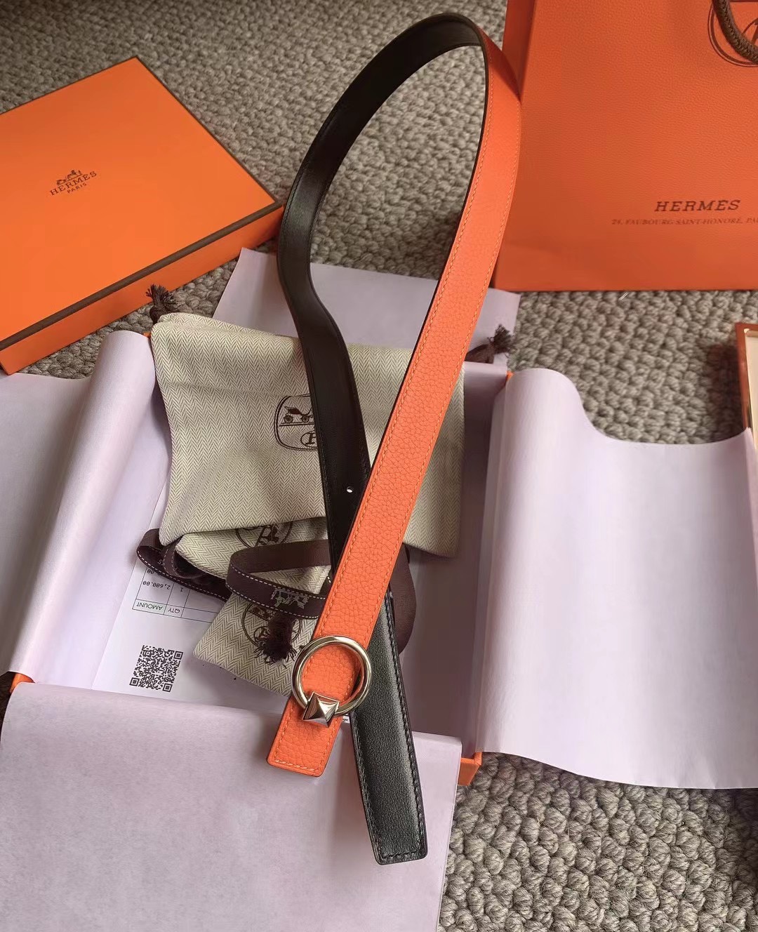 Hermès Female Basic Belt S-m