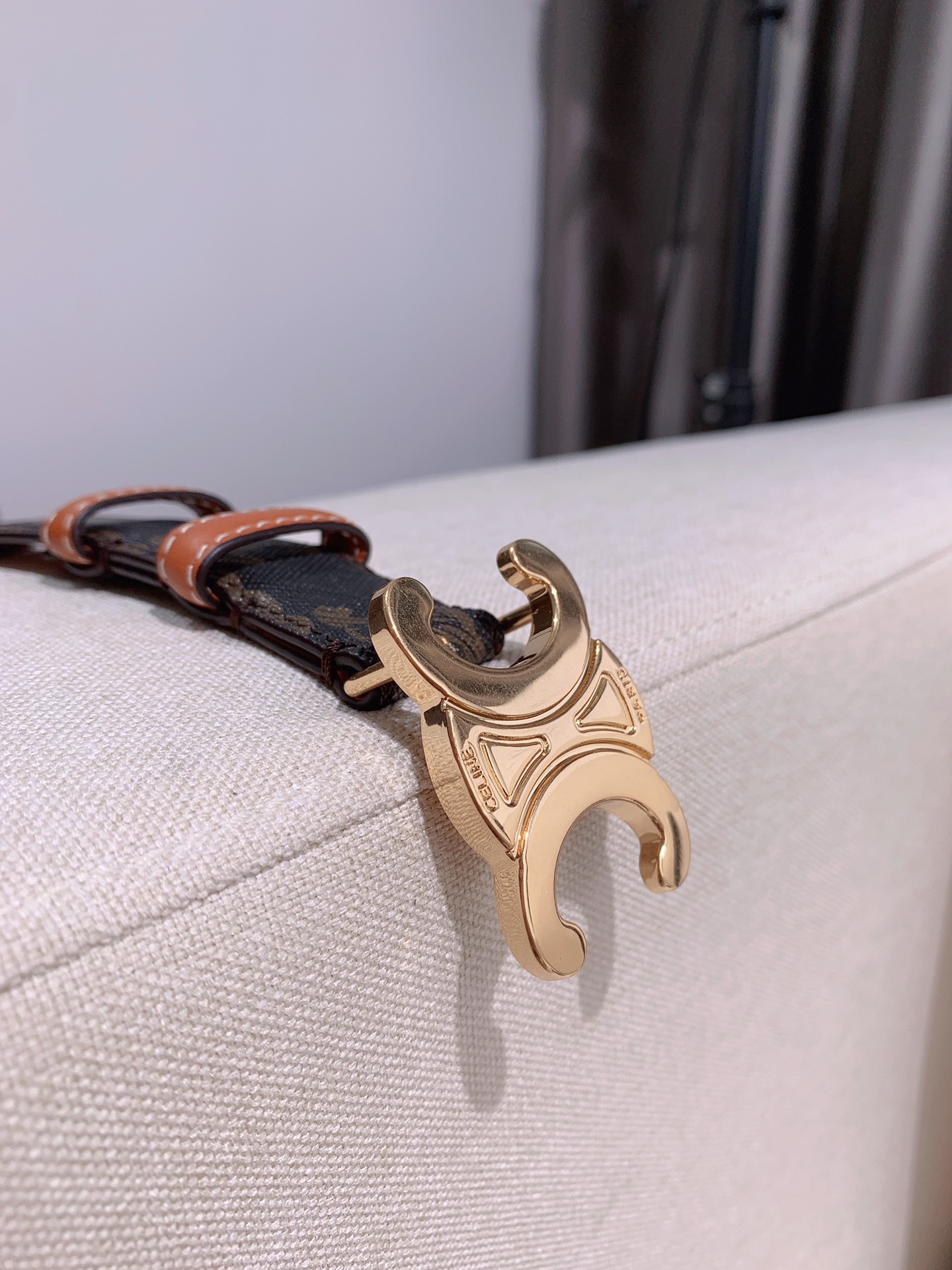 Celine Female Leather Belt Cow Leather M-l