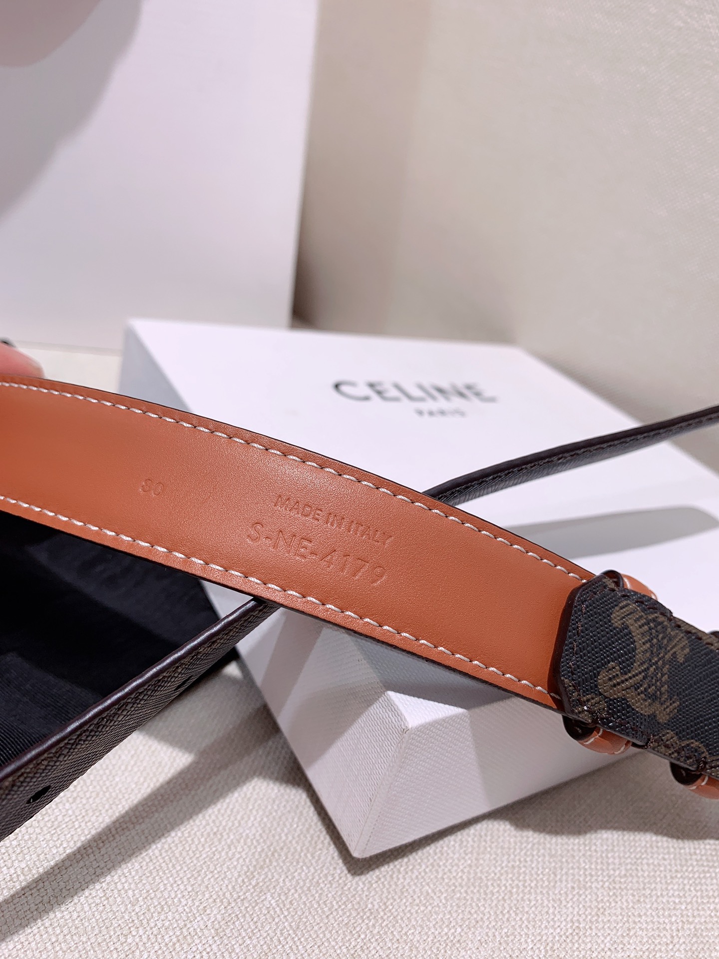 Celine Female Leather Belt Cow Leather M-l