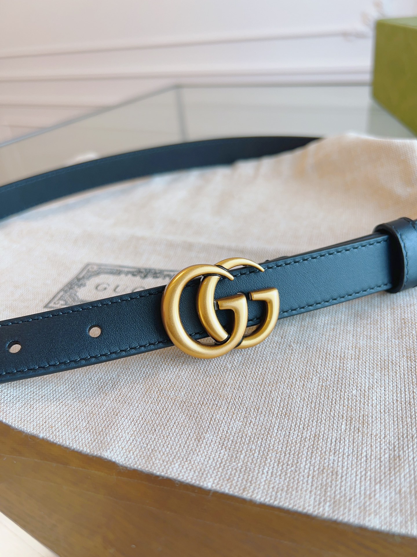Gucci Female Basic Belt Cow Leather Black