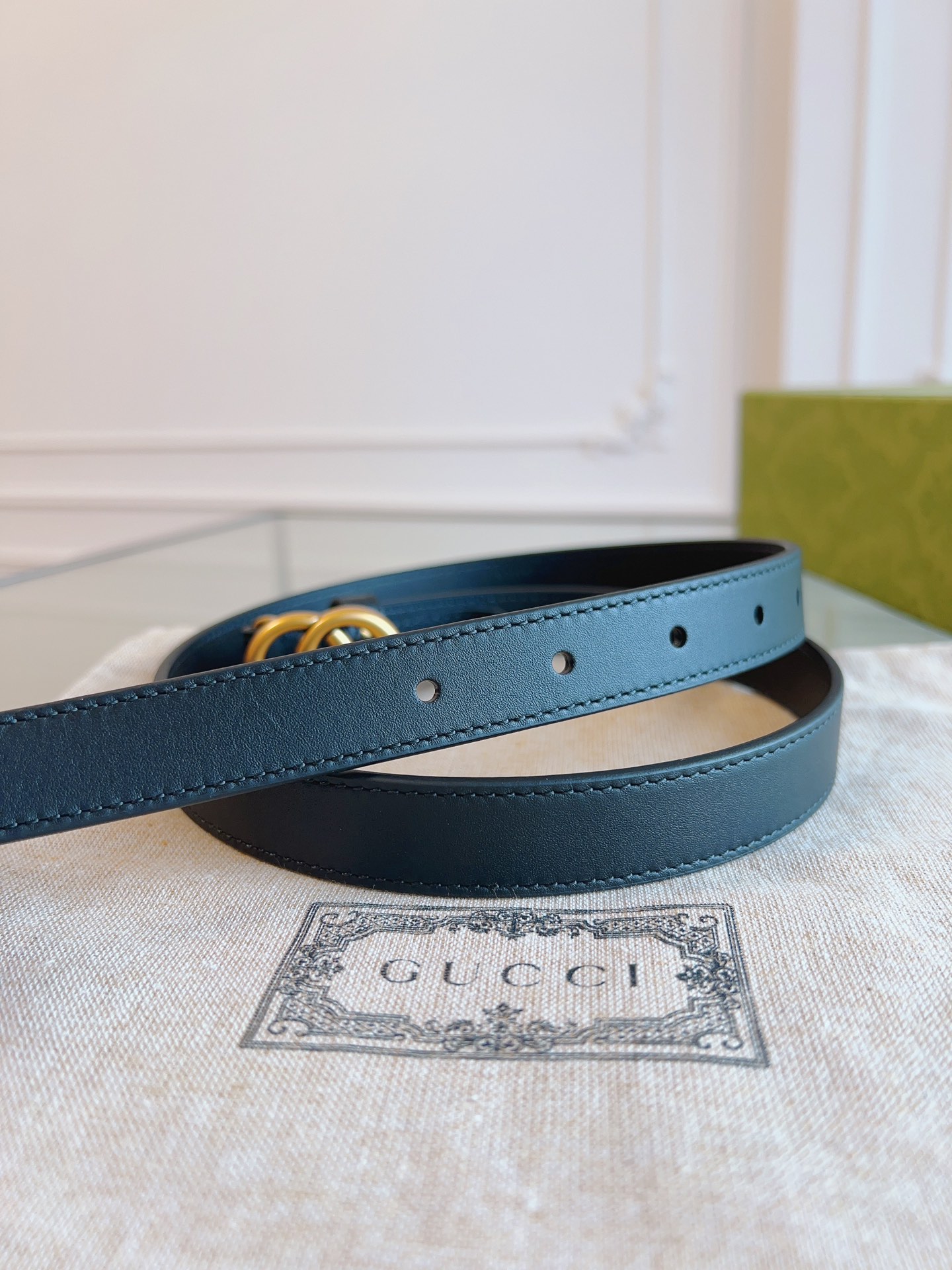Gucci Female Basic Belt Cow Leather Black