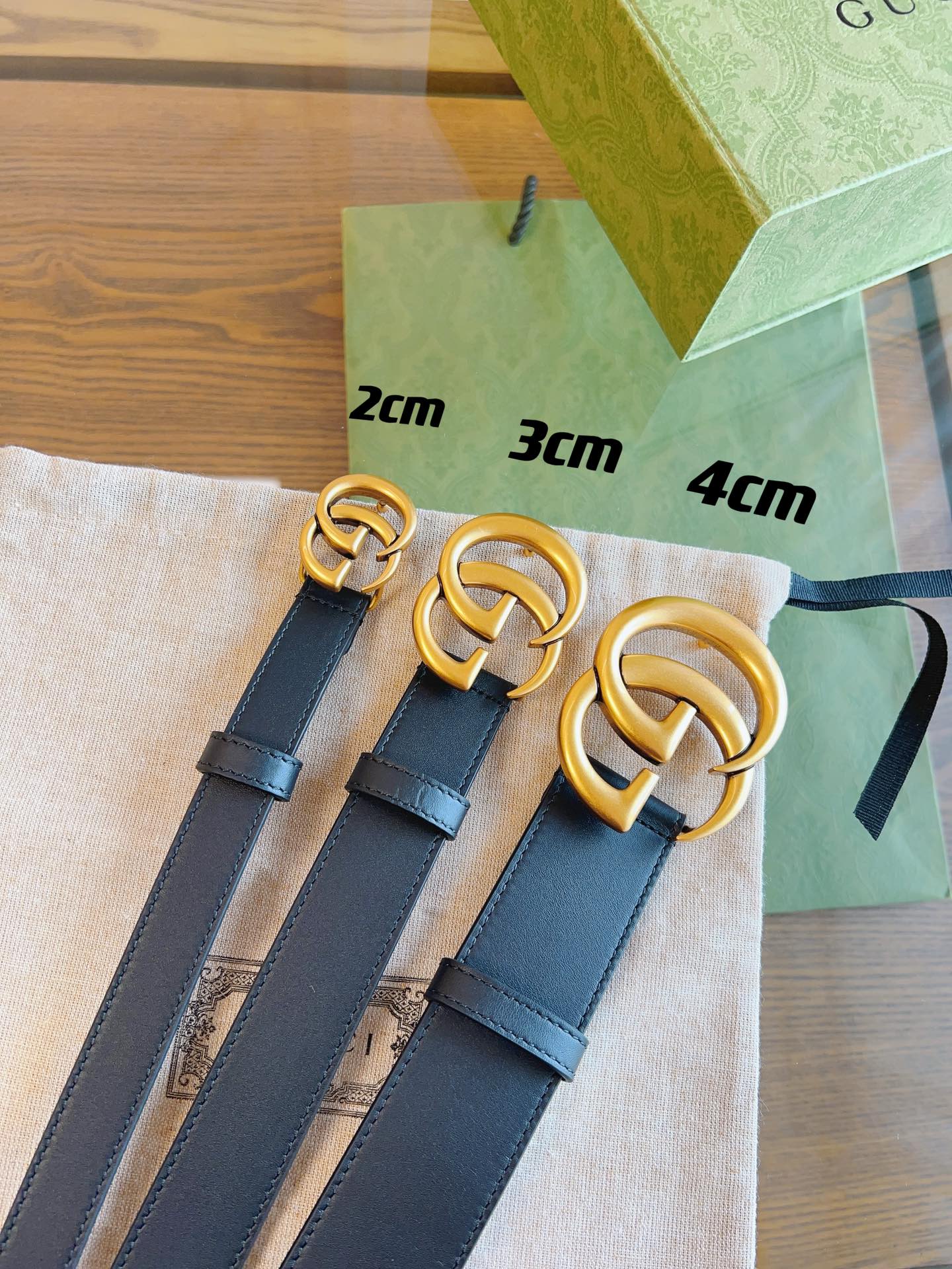 Gucci Female Basic Belt Cow Leather Black