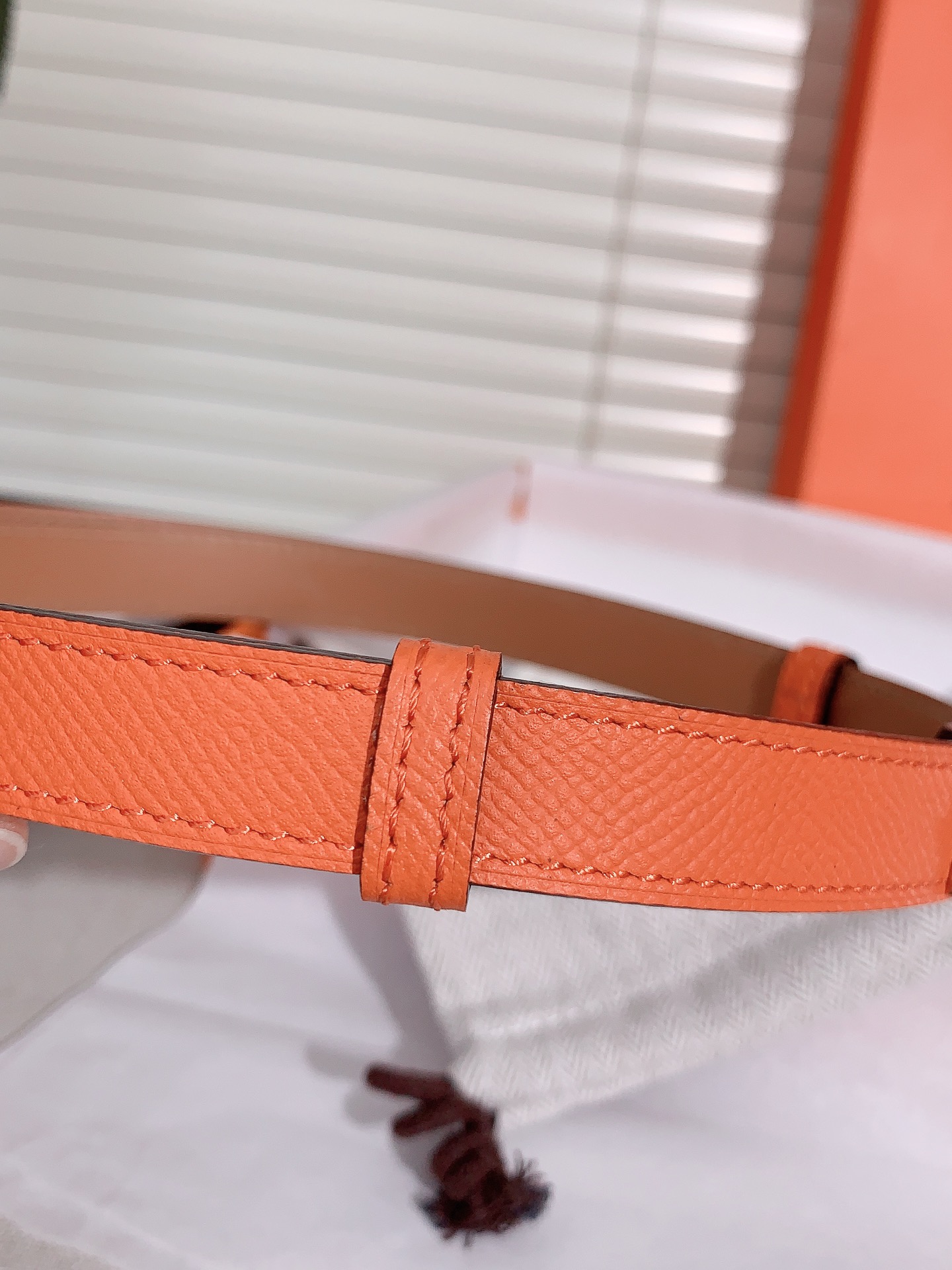 Hermès Female Leather Belt Cow Leather S-m-l