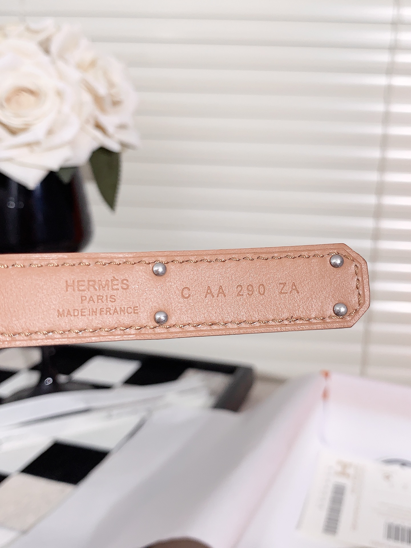 Hermès Female Leather Belt Cow Leather S-m-l