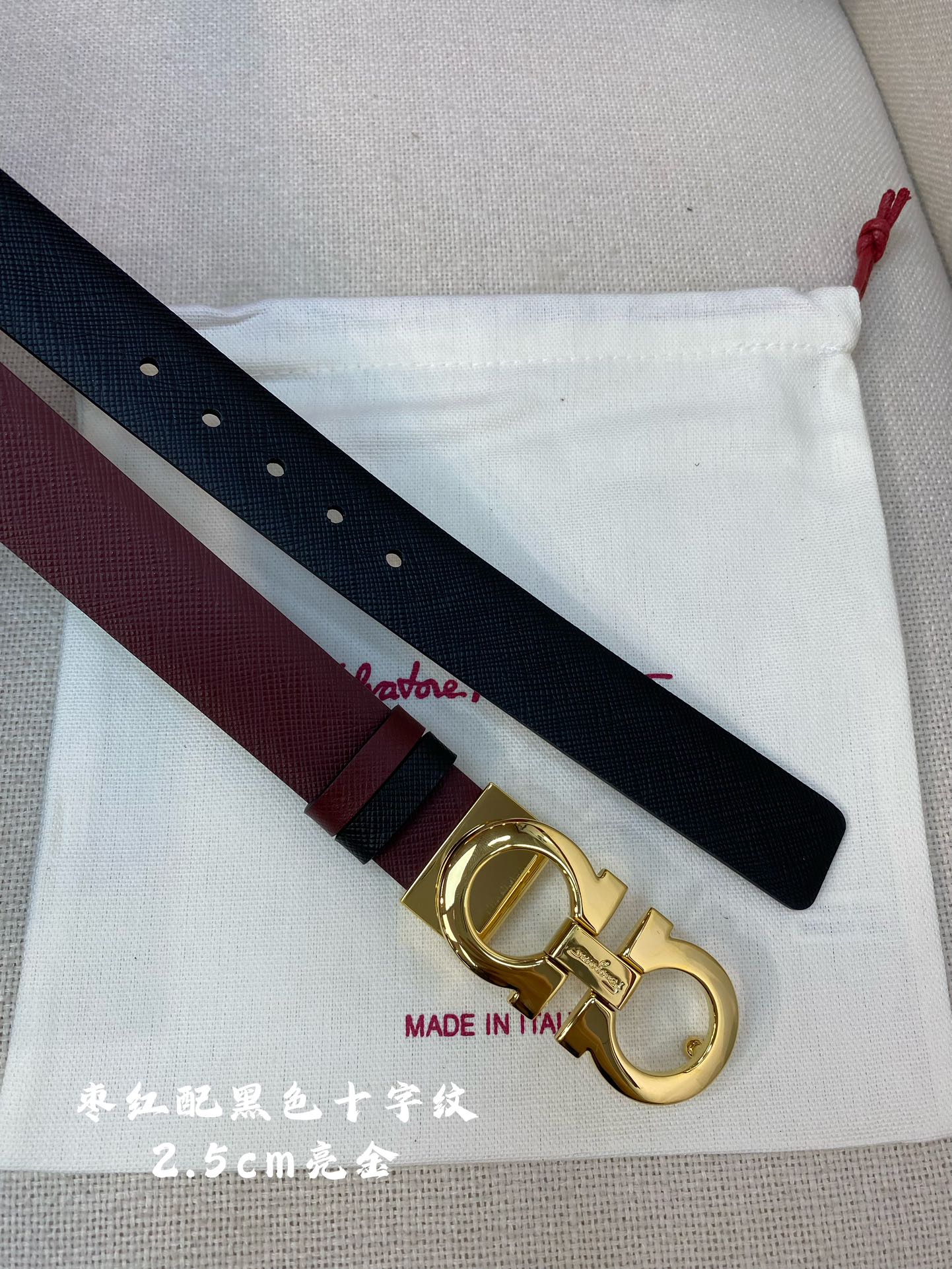 Salvatore Ferragamo Female Basic Belt Cow Leather 25mm