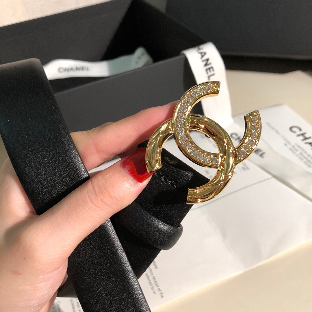 Chanel Female Basic Belt Cow Leather M