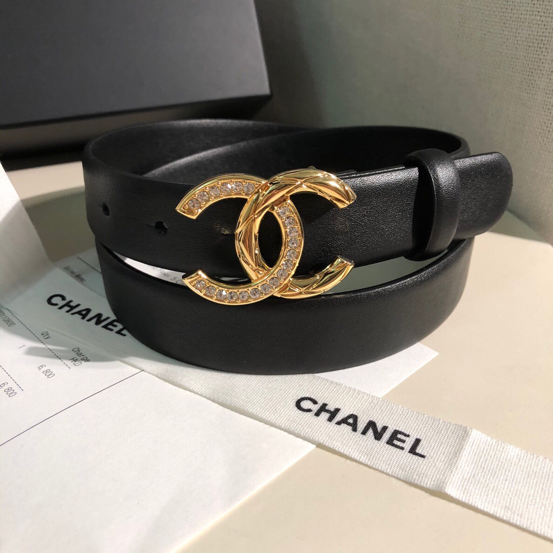 Chanel Female Basic Belt Cow Leather M