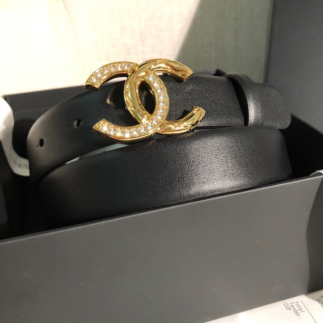 Chanel Female Basic Belt Cow Leather M