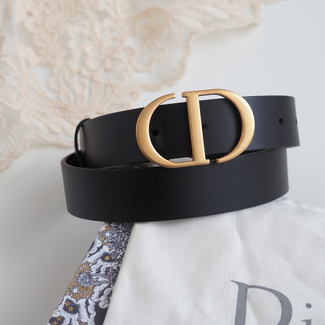 Dior Female Basic Belt Cow Leather M