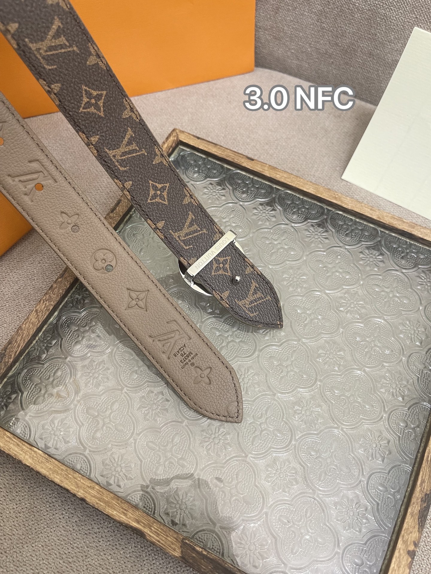 Louis Vuitton Female Basic Belt Cow Leather M-l