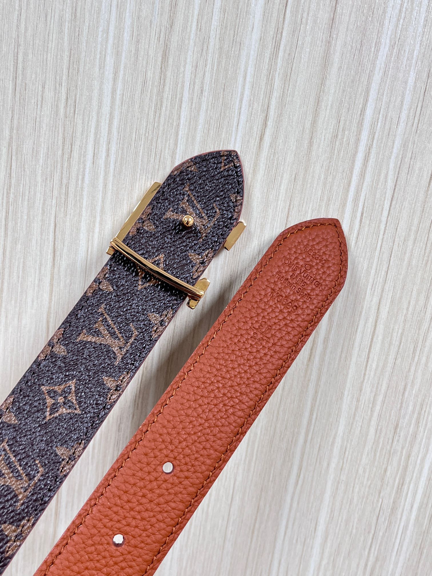 Louis Vuitton Female Basic Belt Canvas M-l