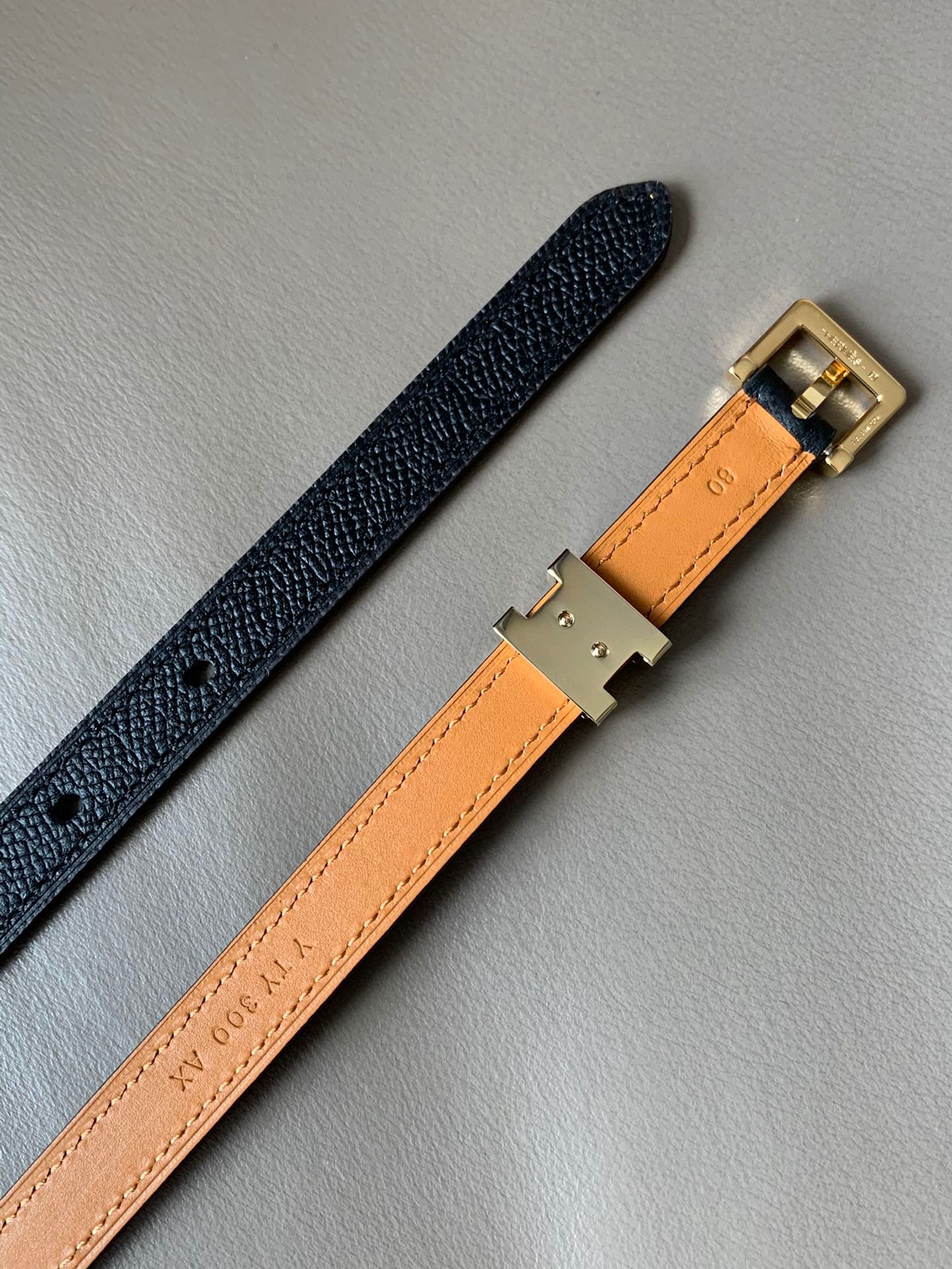 Hermès Female Leather Belt Cow Leather S-m