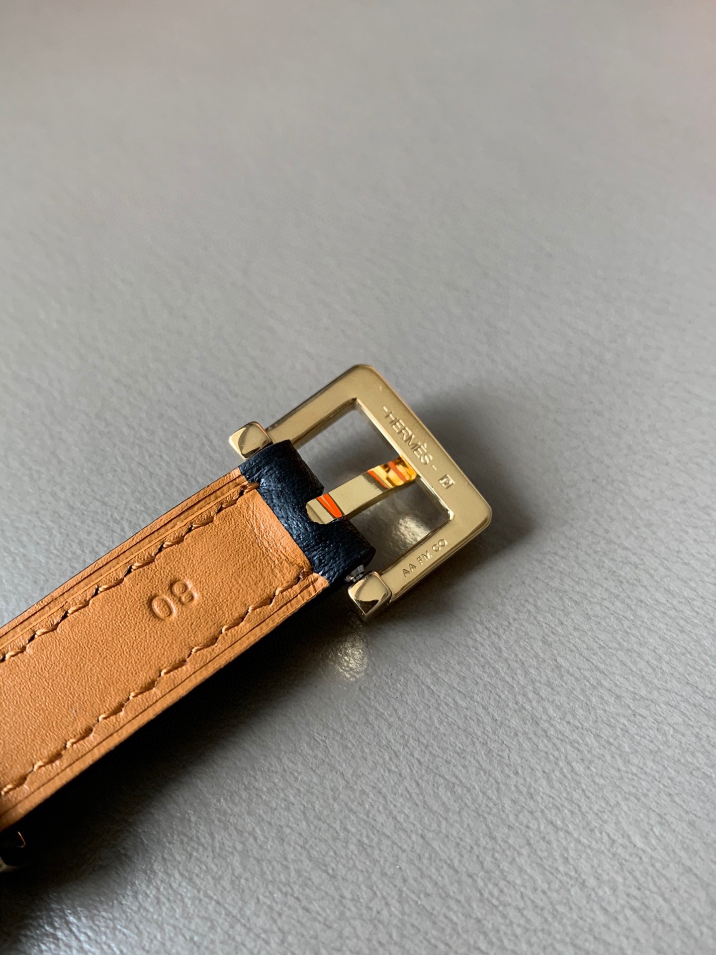 Hermès Female Leather Belt Cow Leather S-m