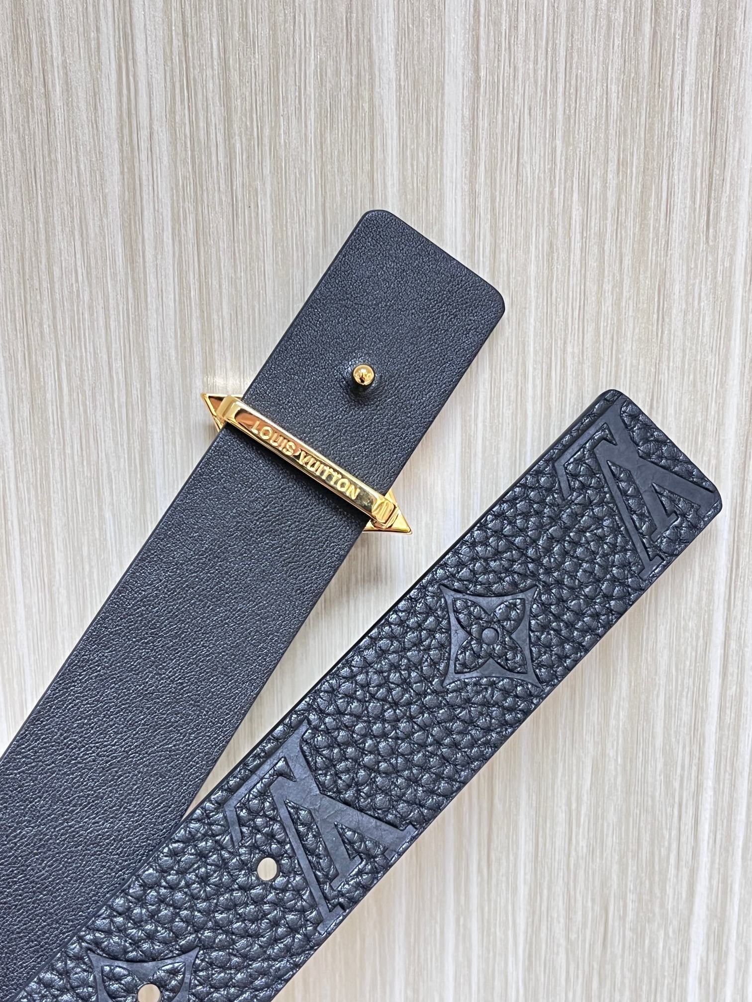 Female Basic Belt Cow Leather Black