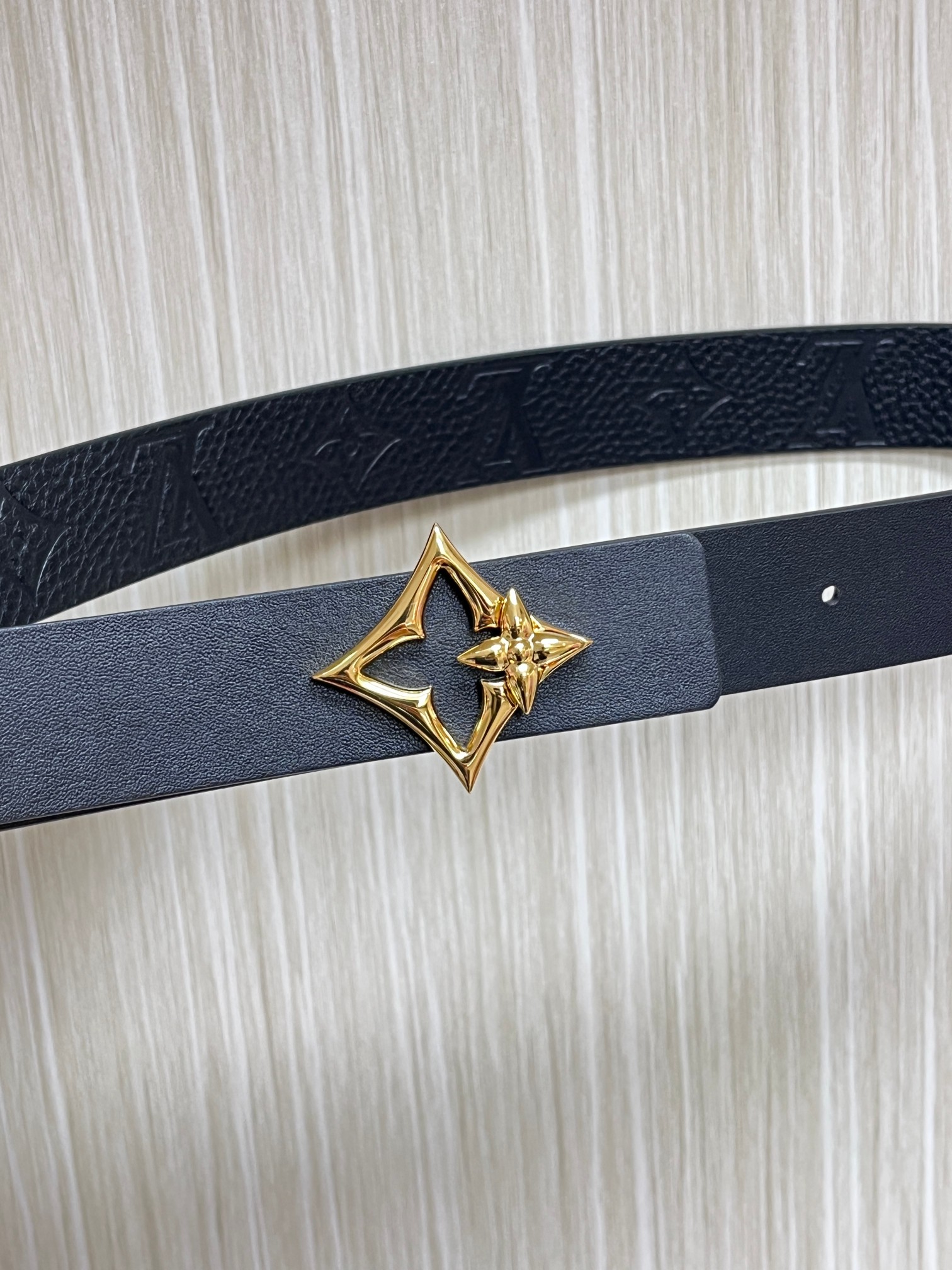 Female Basic Belt Cow Leather Black