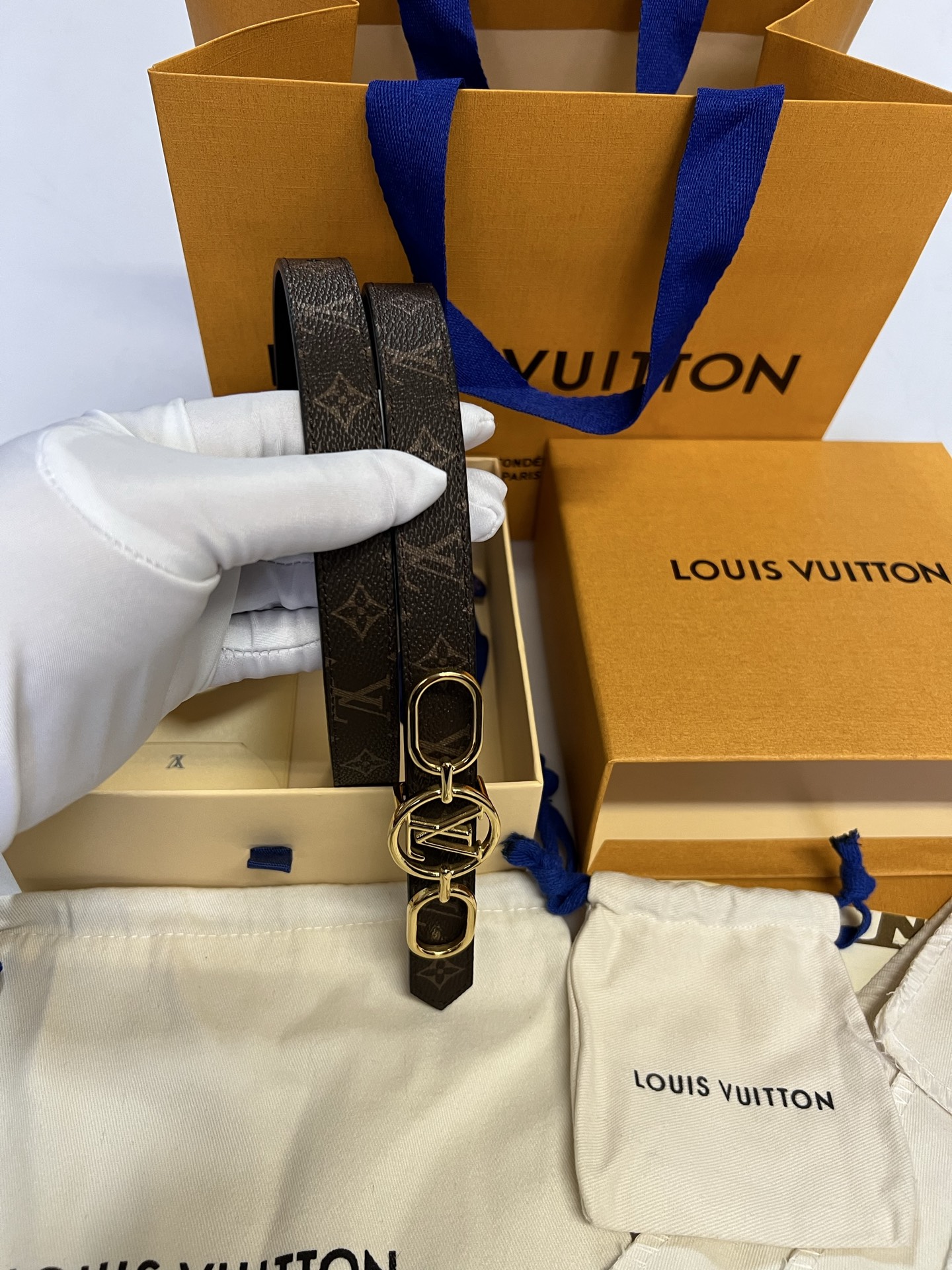 Louis Vuitton Female Basic Belt Cow Leather L