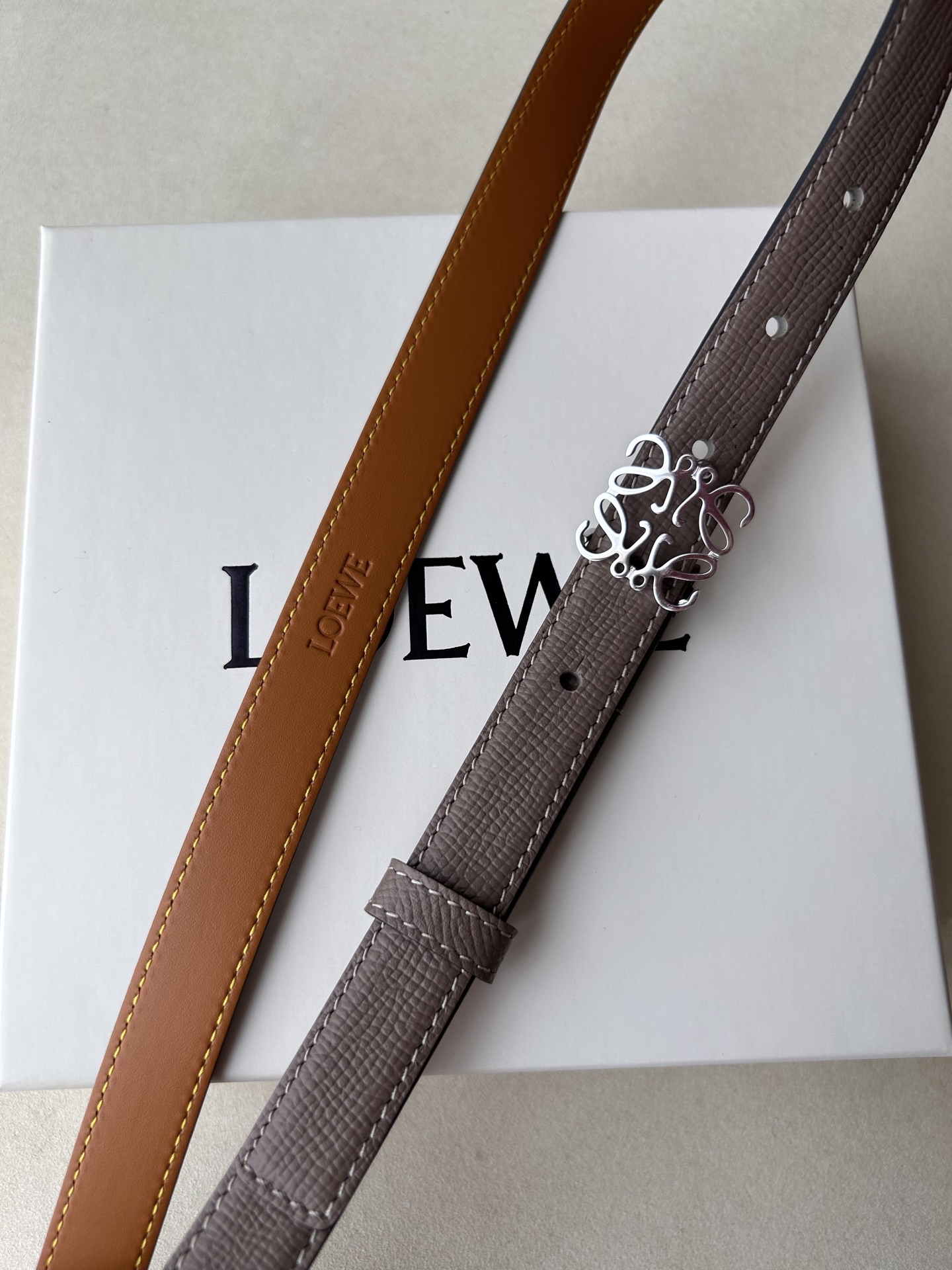 Female Basic Belt Top Grain Leather 20mm