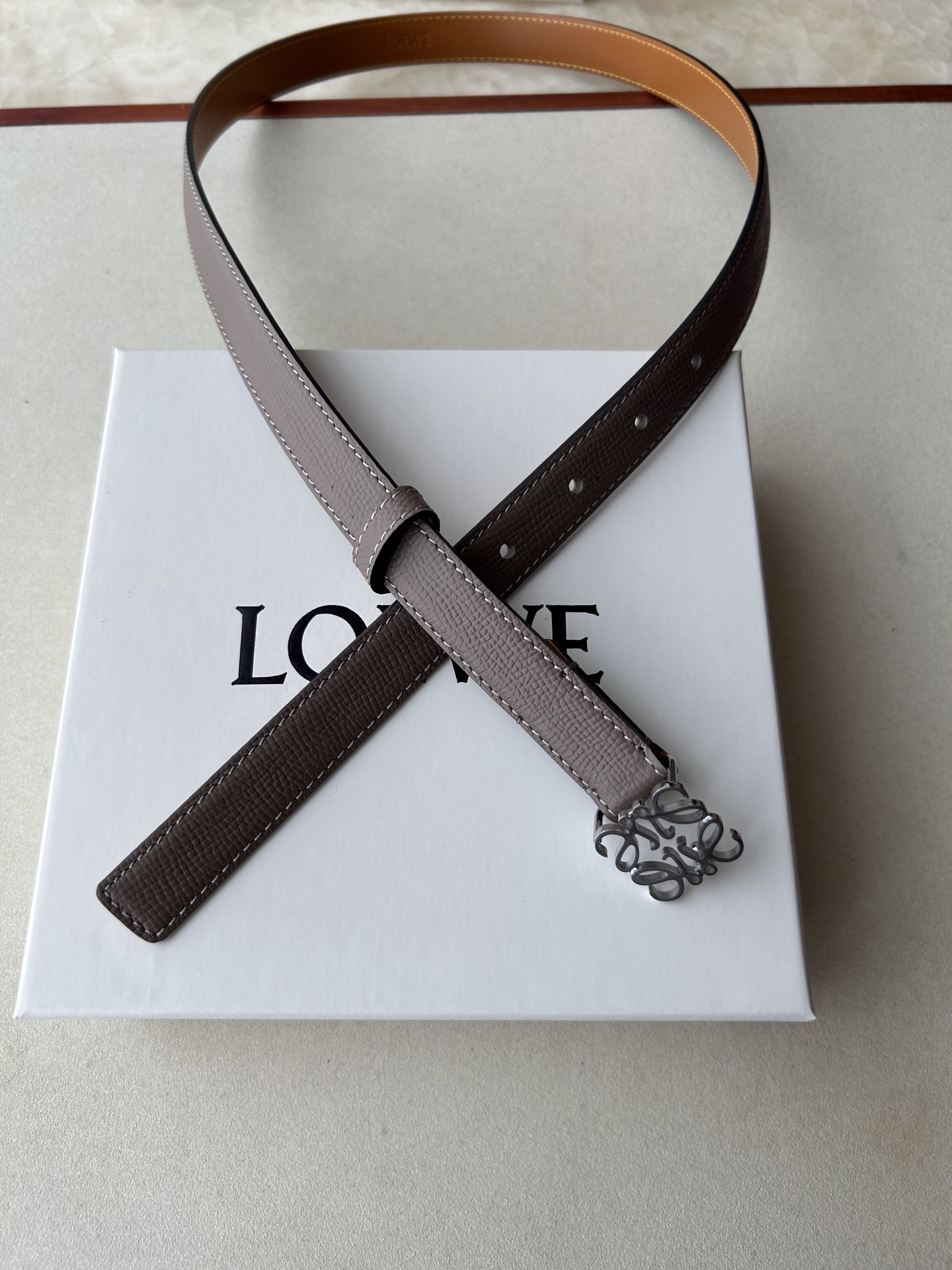 Female Basic Belt Top Grain Leather 20mm