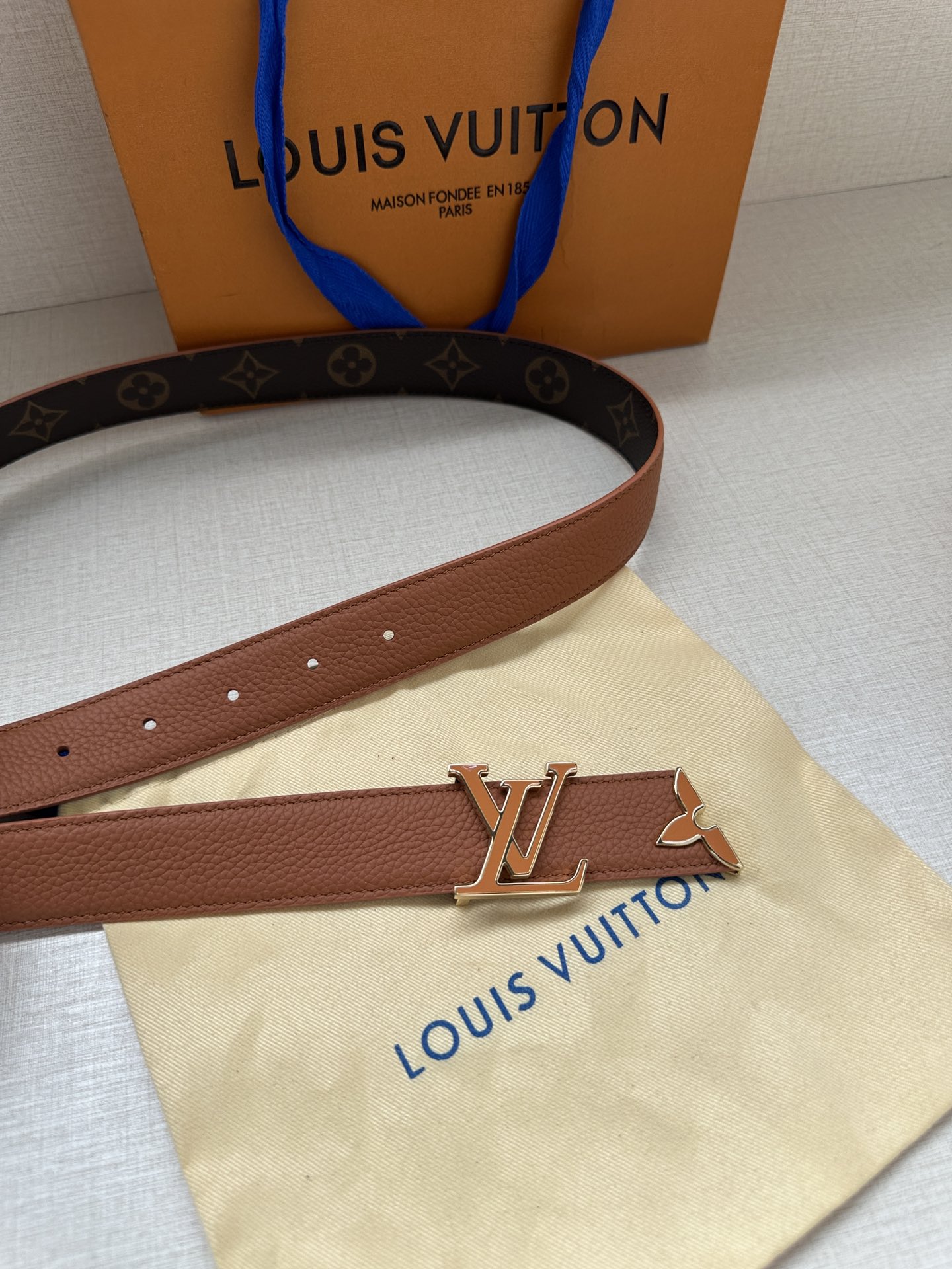 Louis Vuitton Female Basic Belt Canvas S-m-l