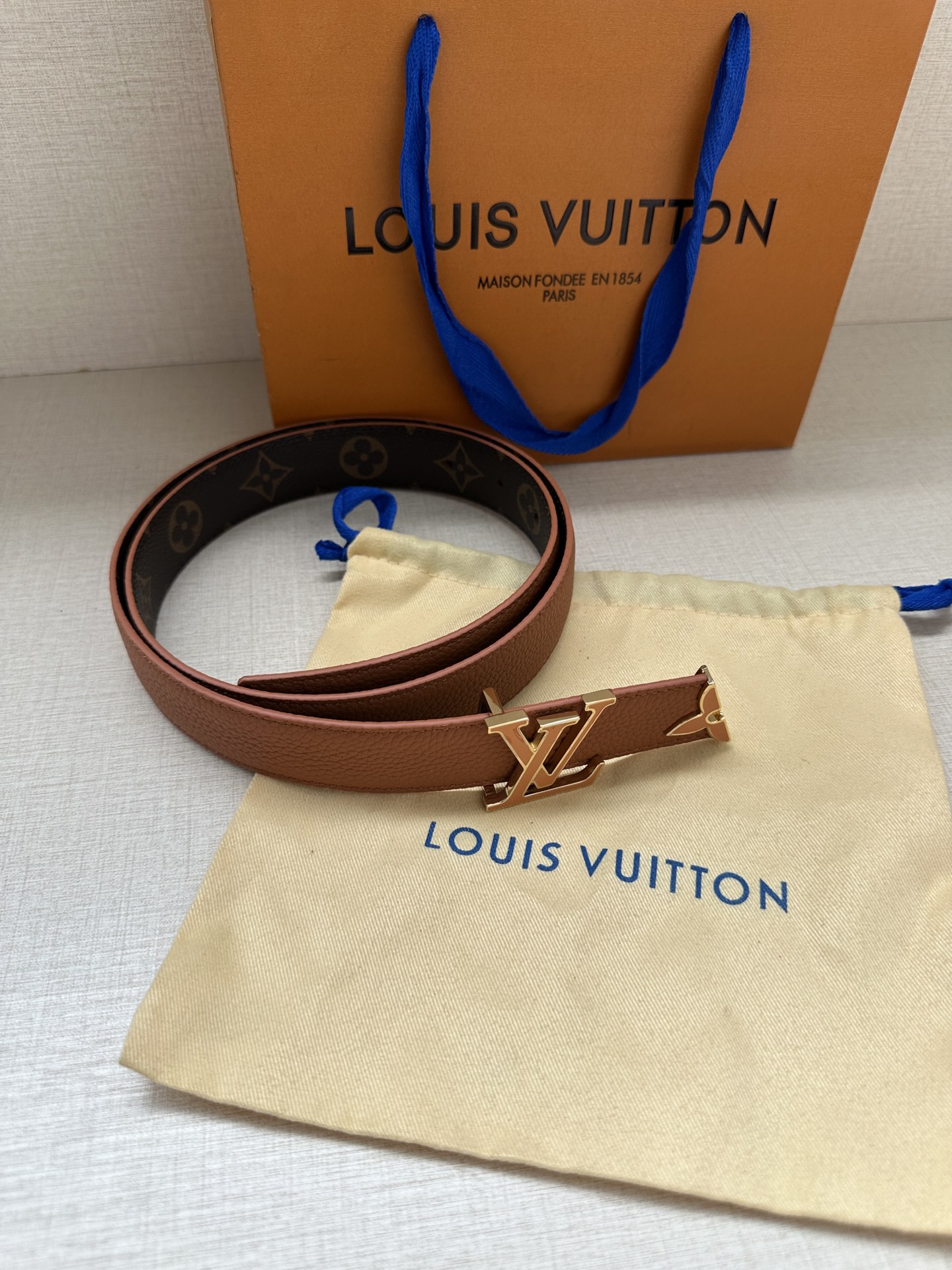 Louis Vuitton Female Basic Belt Canvas S-m-l