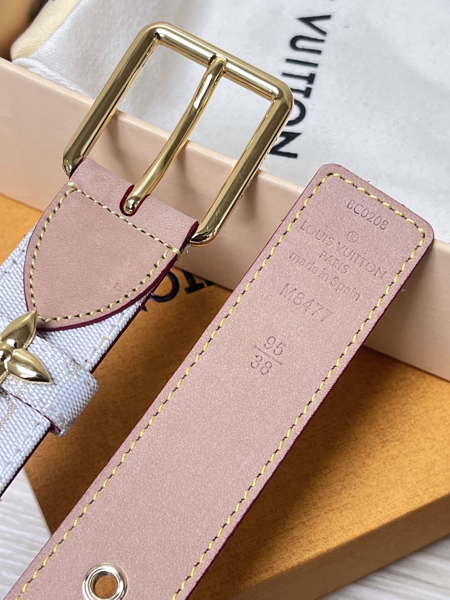 Louis Vuitton Female Basic Belt Canvas 0mm-m-l