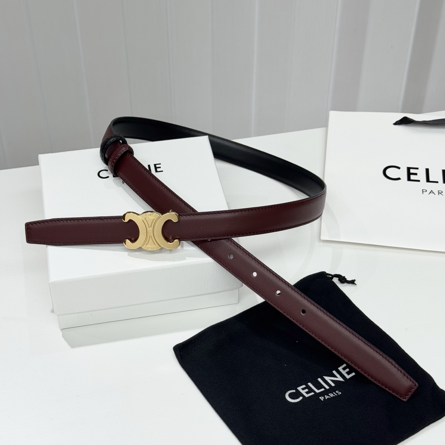 Celine Female Basic Belt Cow Leather L